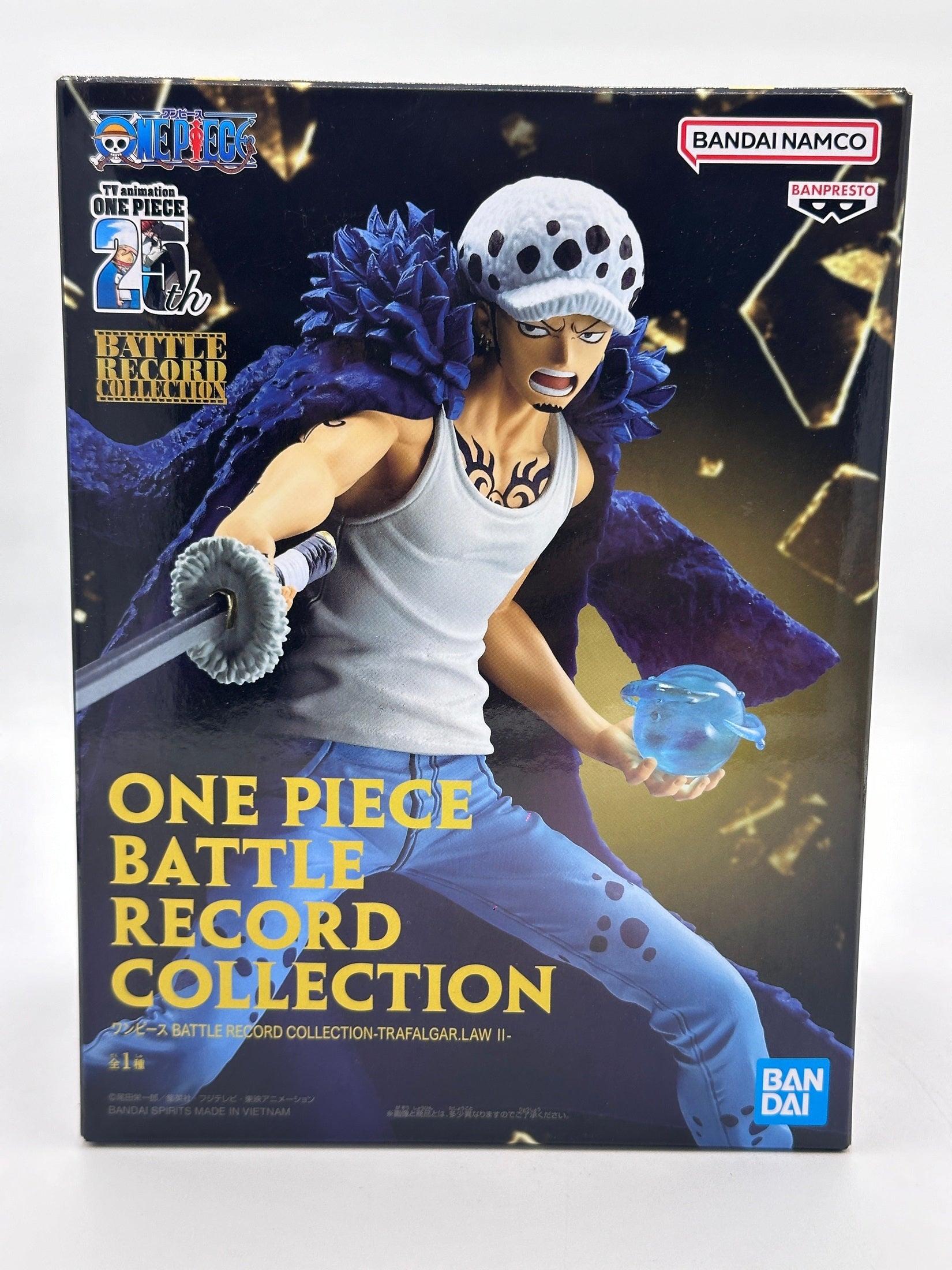 ONE PIECE FIGURA BATTLE RECORD COLLECTION II - TRAFALGAR LAW COMO NUEVA PREVENTA 3-4 sem.