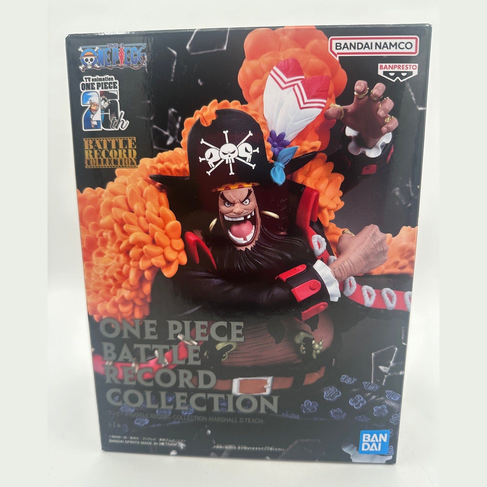 ONE PIECE FIGURA BATTLE RECORD COLLECTION MARSHALL D. TEACH COMO NUEVA PREVENTA 3-4 SEM.