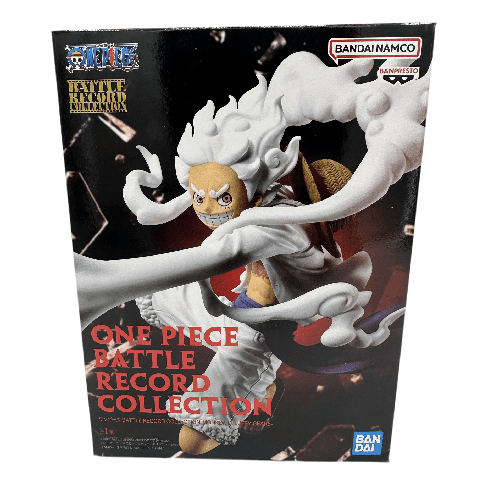 ONE PIECE FIGURA BATTLE RECORD COLLECTION MONKEY D. LUFFY GEAR 5 COMO NUEVA
