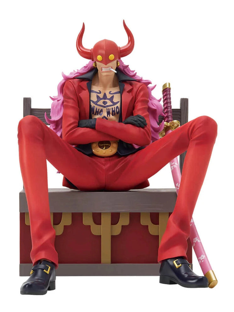 ONE PIECE FIGURA BEAST PIRATES TOBI ROPPO WHO’S WHO PREMIO E ICHIBAN KUJI PRECINTADA STOCK JAPÓN 5-6 sem.