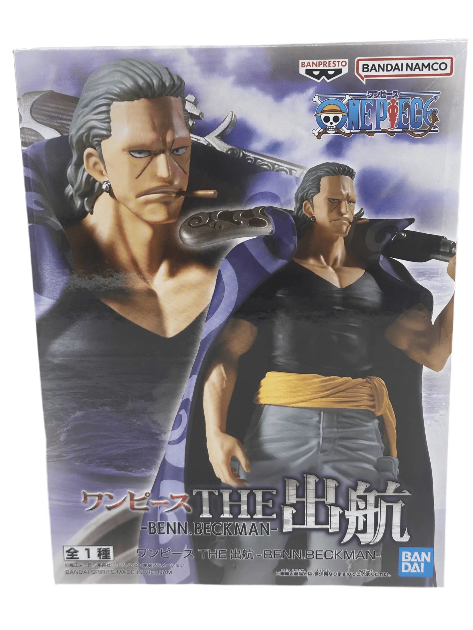 ONE PIECE FIGURA BENN BECKMAN THE SHUKKO COMO NUEVA