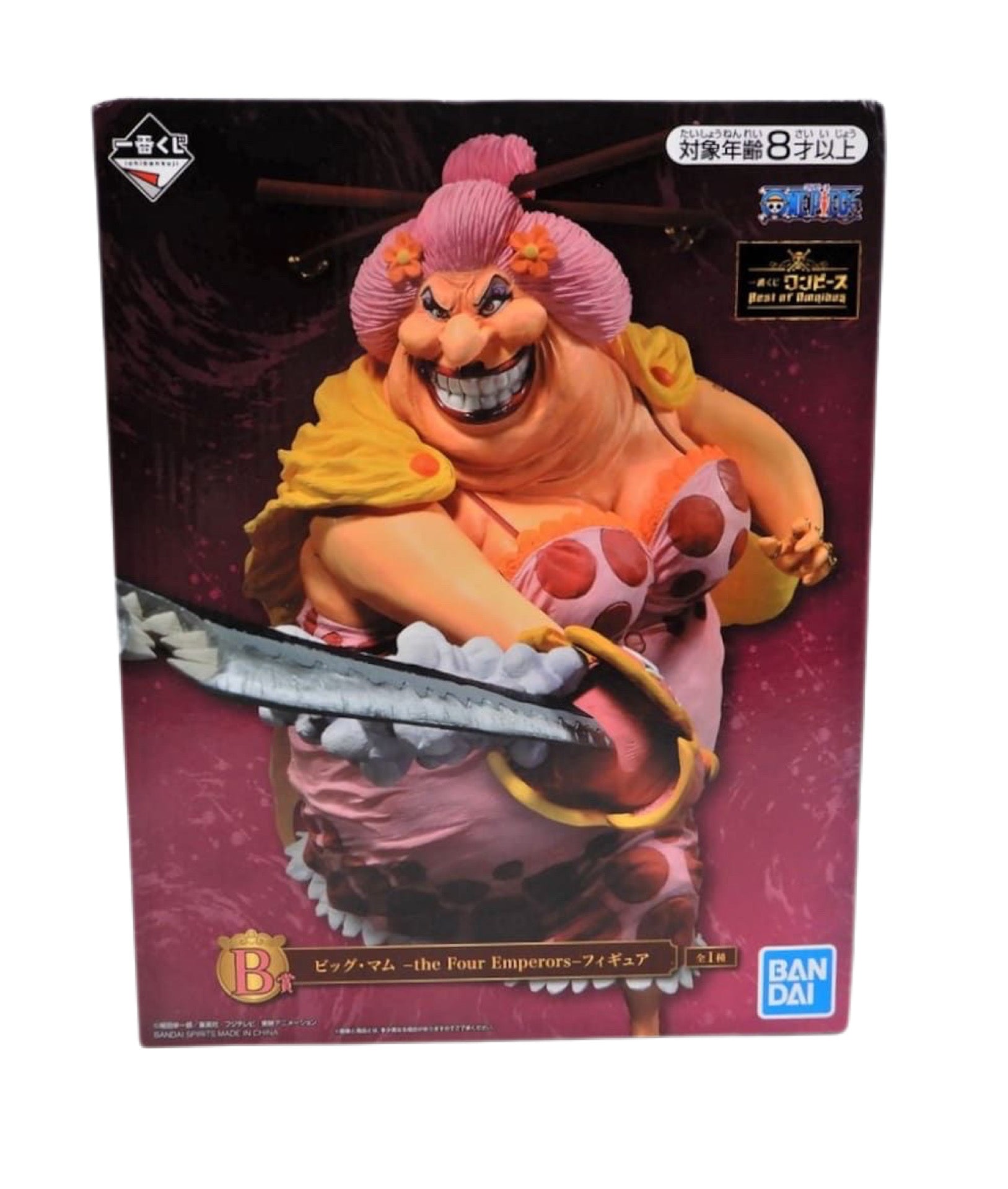 ONE PIECE FIGURA BEST OF OMNIBUS PREMIO B BIG MOM THE FOUR EMPERORS ICHIBAN KUJI MUY BUEN ESTADO
