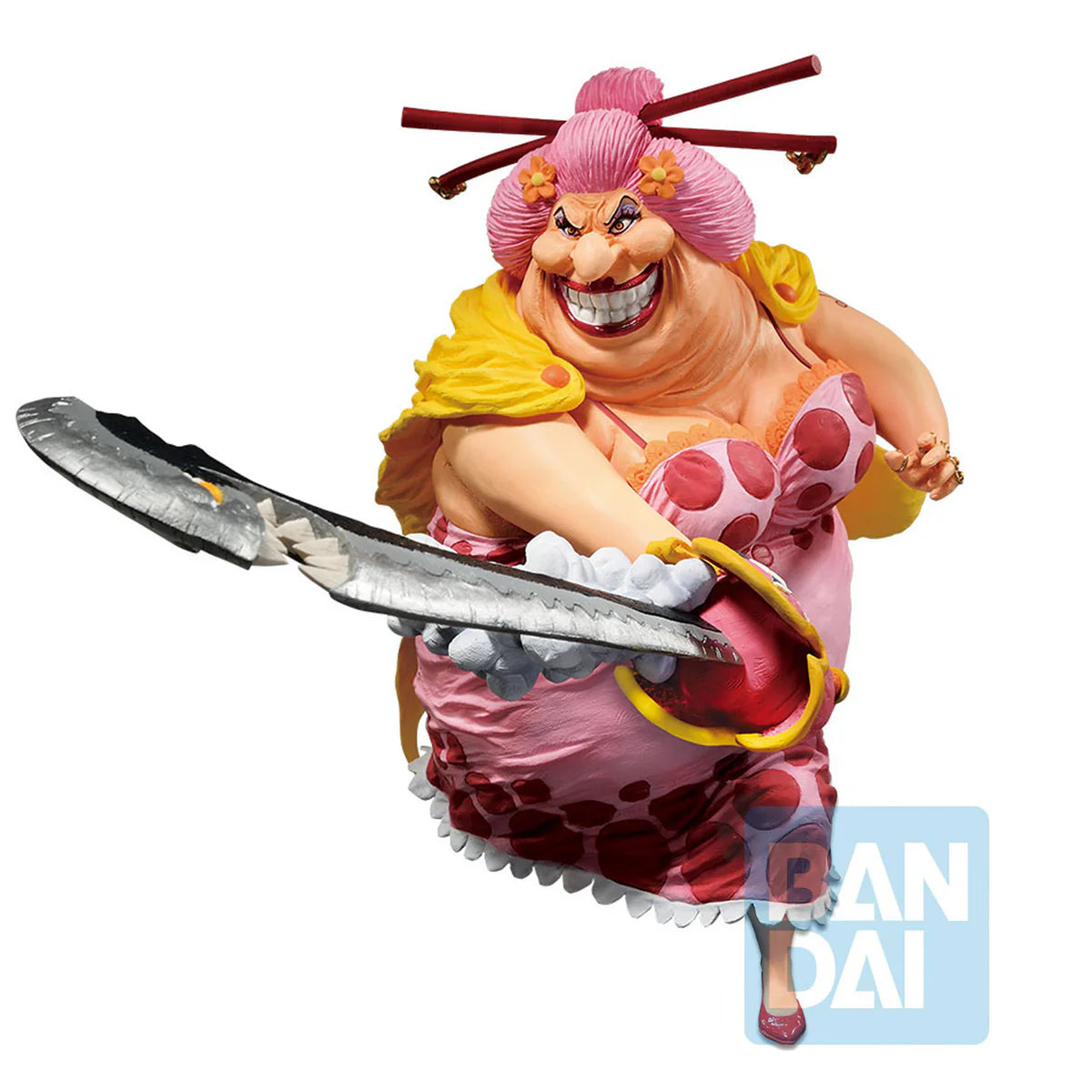 ONE PIECE FIGURA BEST OF OMNIBUS PREMIO B BIG MOM THE FOUR EMPERORS ICHIBAN KUJI PRECINTADA STOCK JAPÓN 5-6 sem.