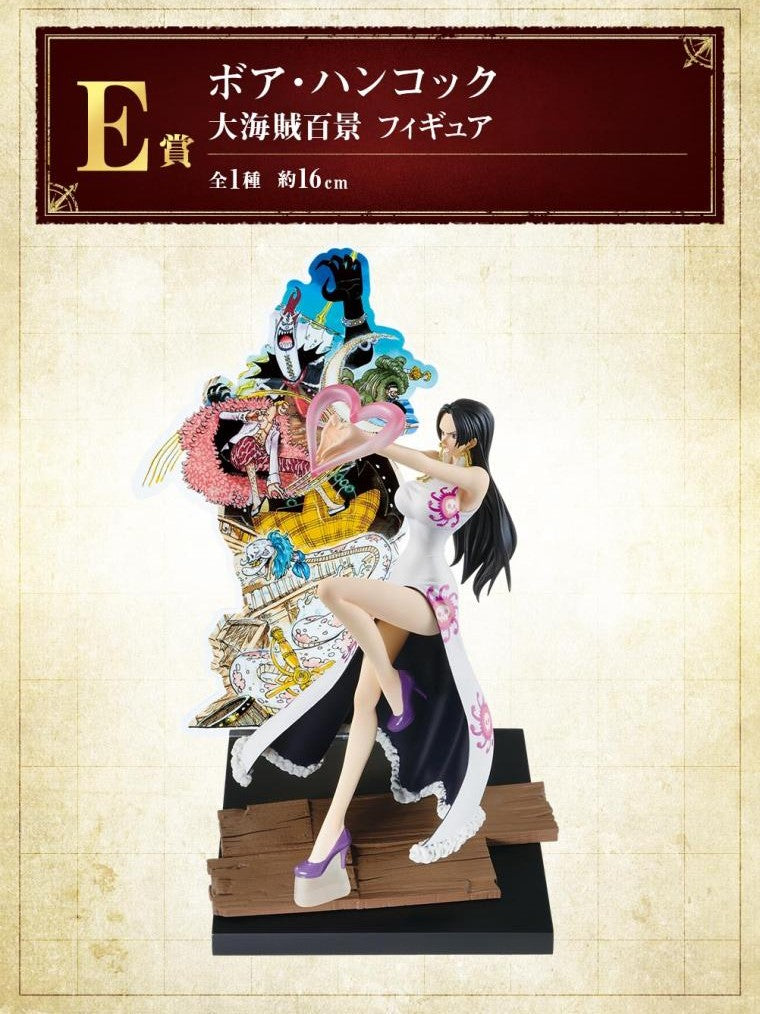 ONE PIECE FIGURA BIG PIRATE HUNDRED VIEWS PREMIO E BOA HANCOCK ICHIBAN KUJI PRECINTADA STOCK JAPÓN 5-6 sem.