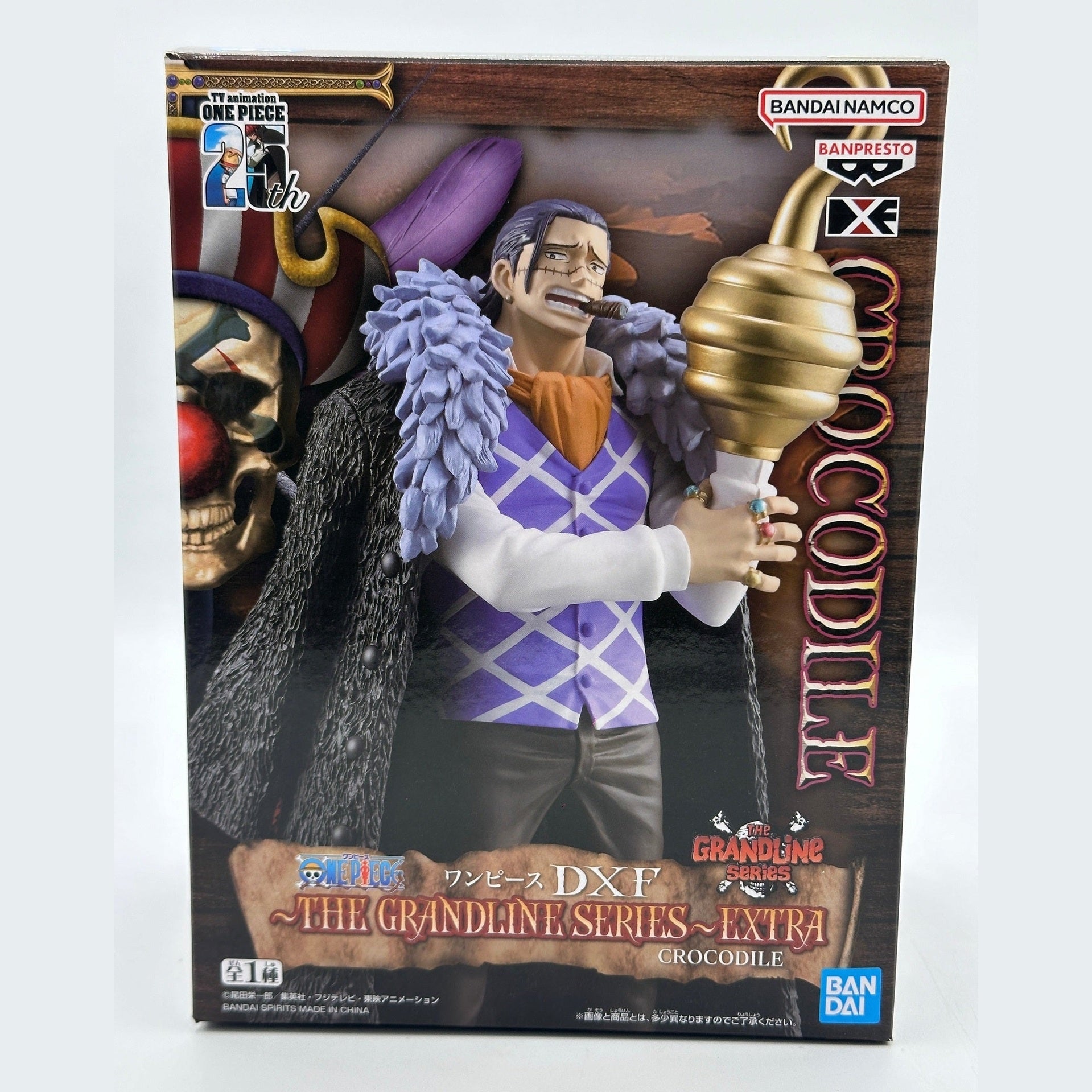 ONE PIECE FIGURA CROCODRILE DXF THE GRANDLINE SERIES EXTRA DXF COMO NUEVA