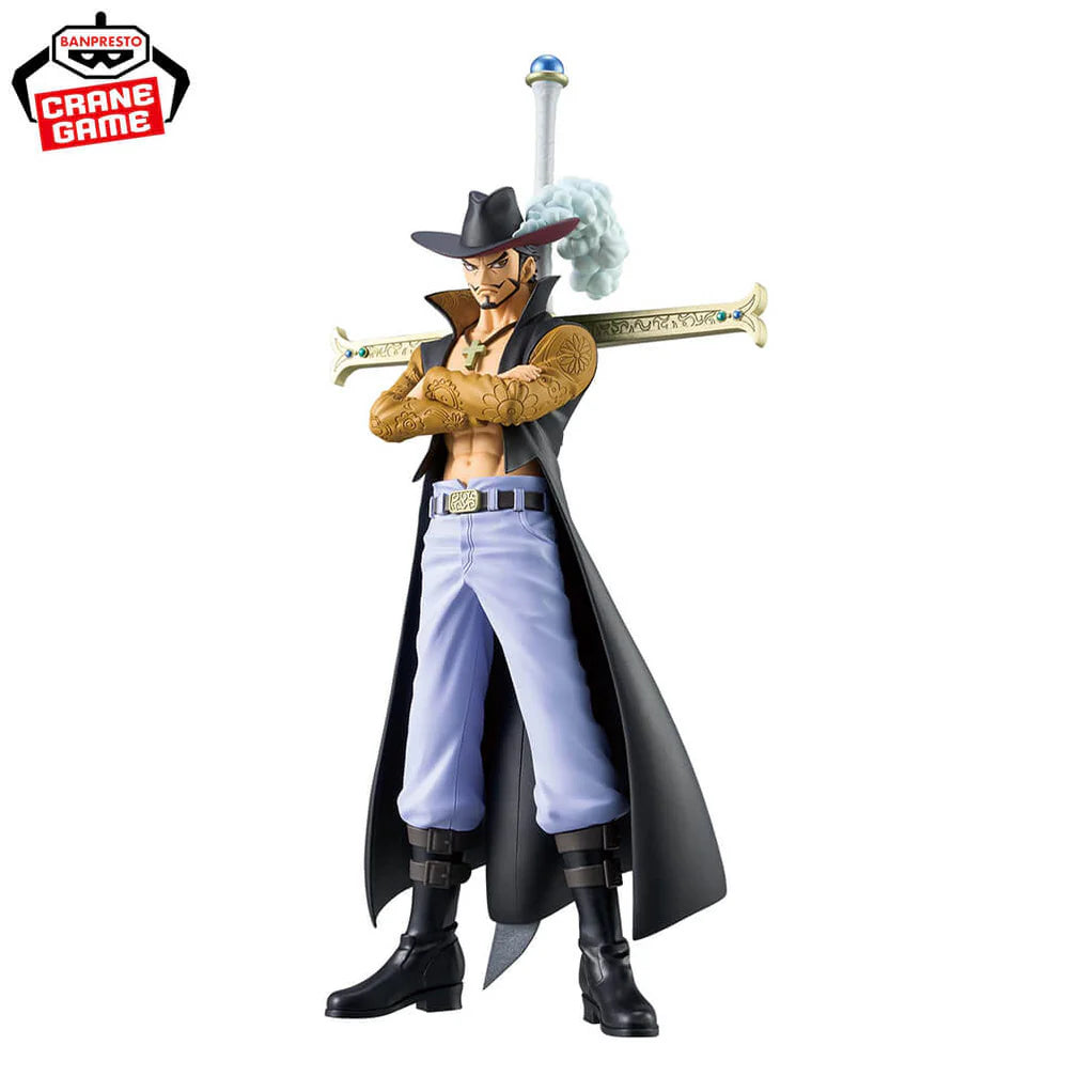 ONE PIECE FIGURA DRACULE MIHAWK THE GRANDLINE SERIES EXTRA COMO NUEVA