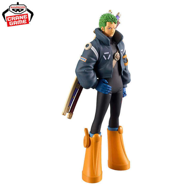ONE PIECE FIGURA EGGHEAD RORONOA ZORO GRANDLINE SERIES COMO NUEVA