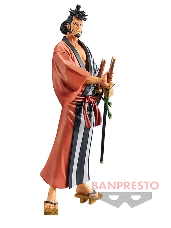 ONE PIECE FIGURA FIGURA KINEMON THE GRANDLINE MEN WANOKUNI DXF VOL.27 BANPRESTO COMO NUEVA