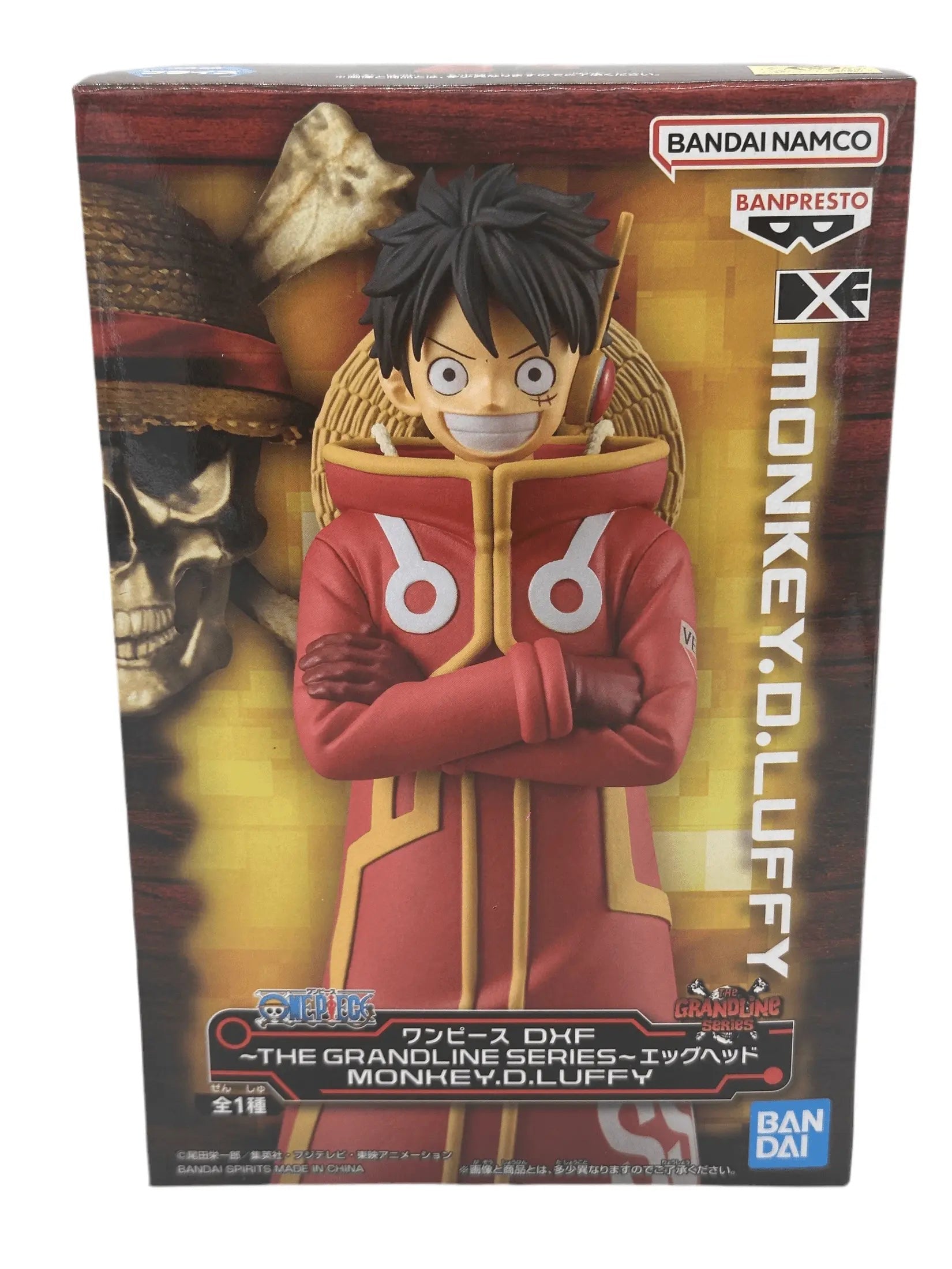 ONE PIECE FIGURA FIGURA MONKEY D. LUFFY THE GRANDLINE SERIES EGG HEAD DXF BANPRESTO MUY BUEN ESTADO