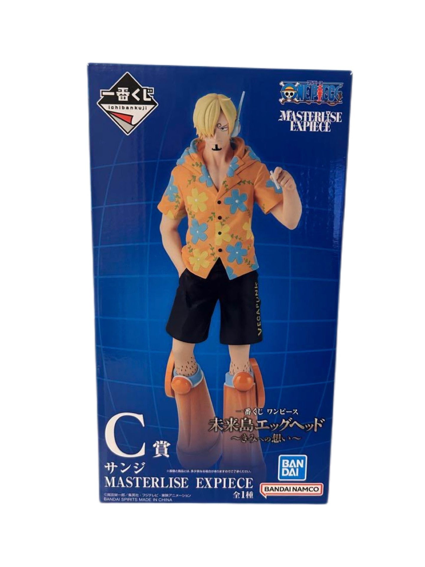 ONE PIECE FIGURA FUTURE ISLAND EGGHEAD FEELINGS FOR YOU SANJI PREMIO C PRECINTADA PREVENTA 3-4 SEM.