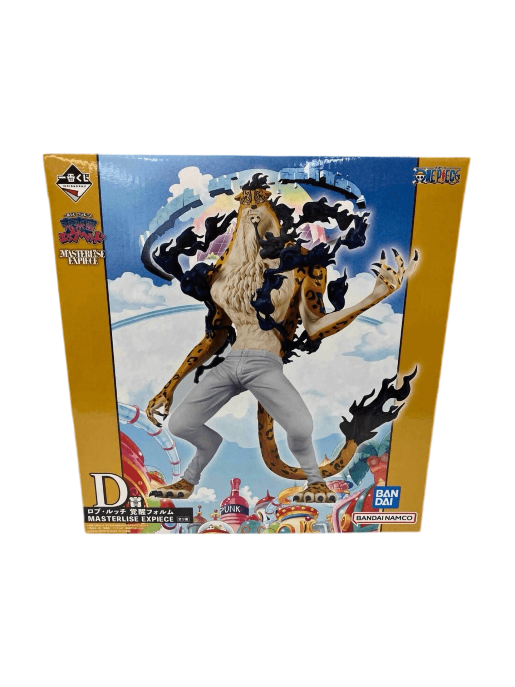 ONE PIECE FIGURA FUTURE ISLAND EGGHEAD PREMIO D ROB LUCCI MASTERLISE EXPIECE ICHIBAN KUJI PRECINTADA PREVENTA 3-4 sem.