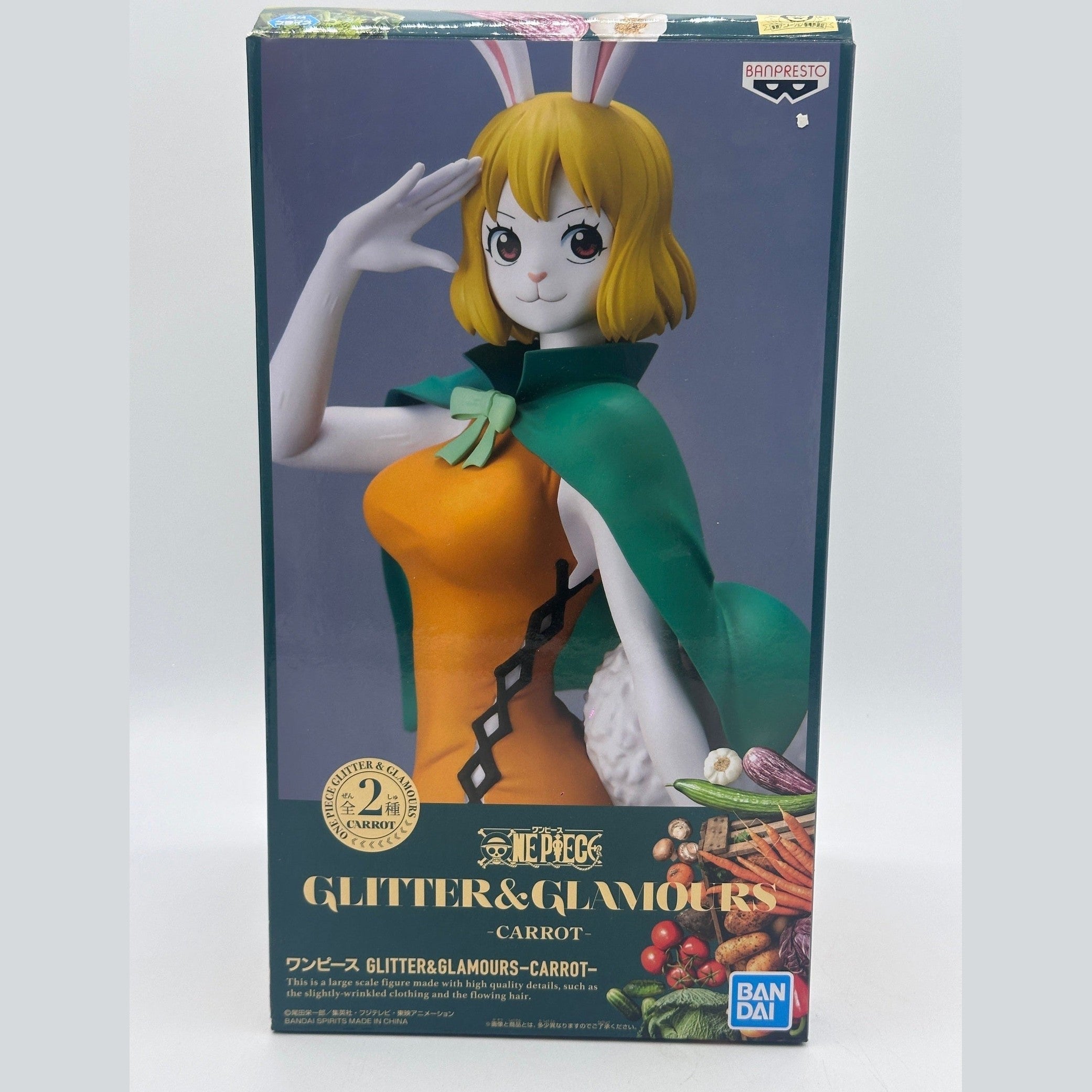 ONE PIECE FIGURA GLITTER & GLAMOURS CARROT COMO NUEVA PREVENTA 3-4 sem.