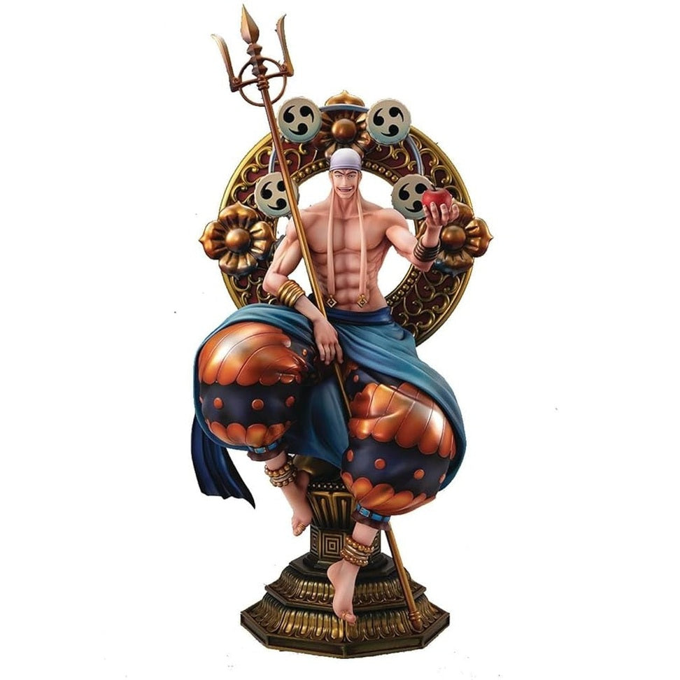 ONE PIECE FIGURA GOD ENEL "SKYPIA ONLY GOD" PORTRAIT OF PIRATES NEO-MAXIMUM MEGAHOUSE PRECINTADA PREVENTA 3-4 sem.