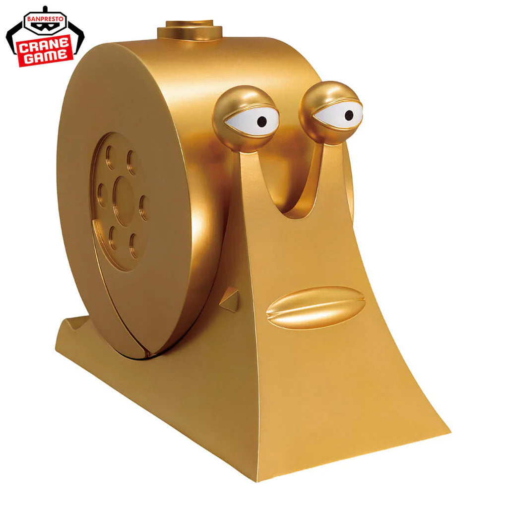 ONE PIECE FIGURA GOLDEN DEN DEN MUSHI COMO NUEVA PREVENTA 3-4 sem.