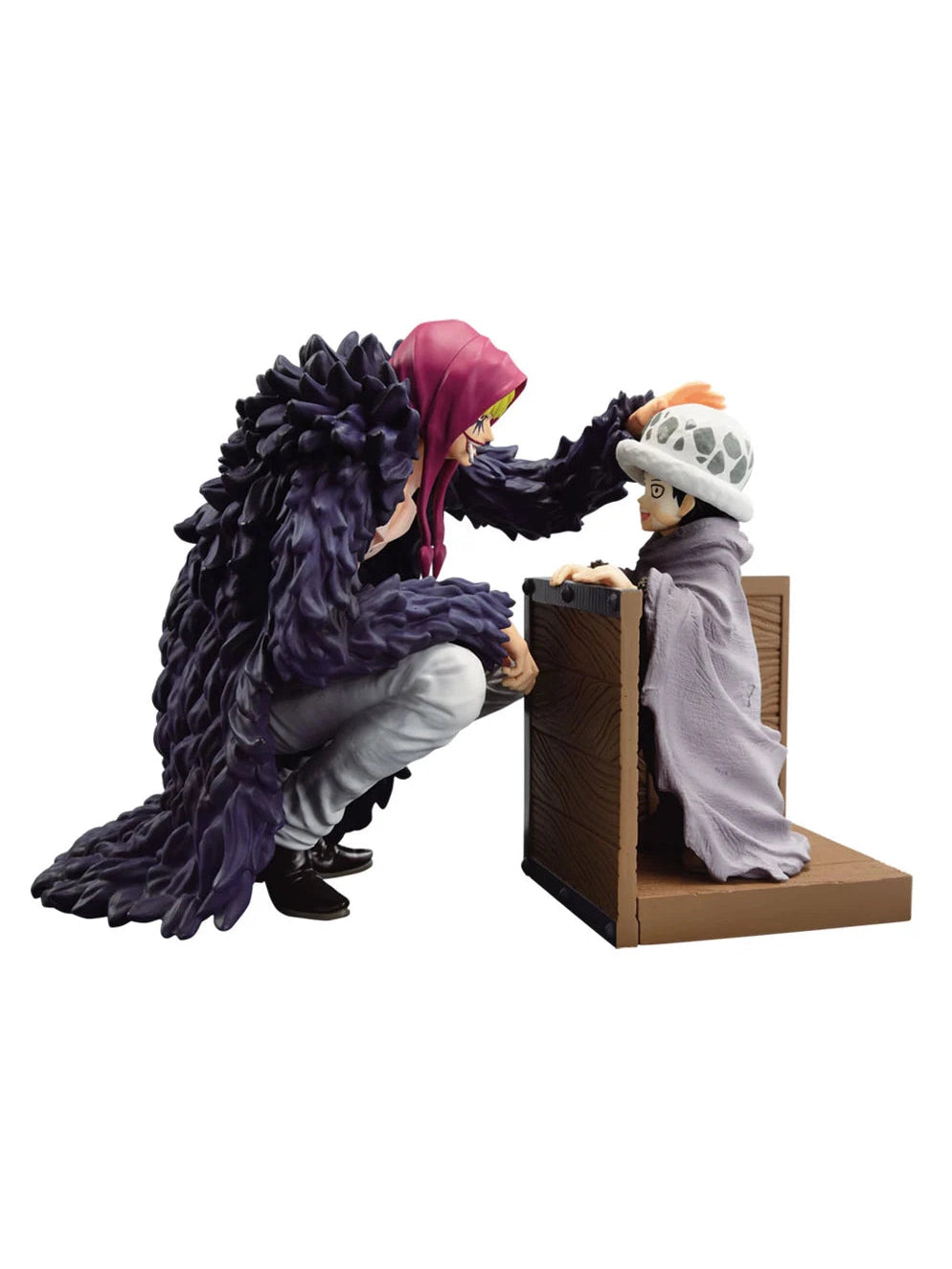 ONE PIECE FIGURA ICHIBAN KUJI REVIBLE MOMENT LAW & CORAZON PREMIO B PRECINTADA PREVENTA 3-4 sem.
