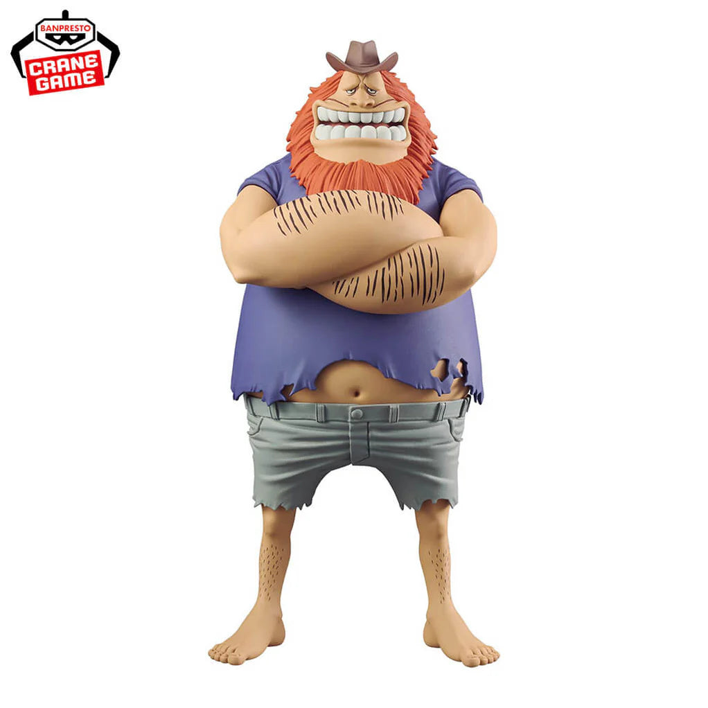 ONE PIECE FIGURA JAGUAR D. SAUL DXF SERIE GRANDLINE SPECIAL COMO NUEVA STOCK JAPÓN 5-6 sem.