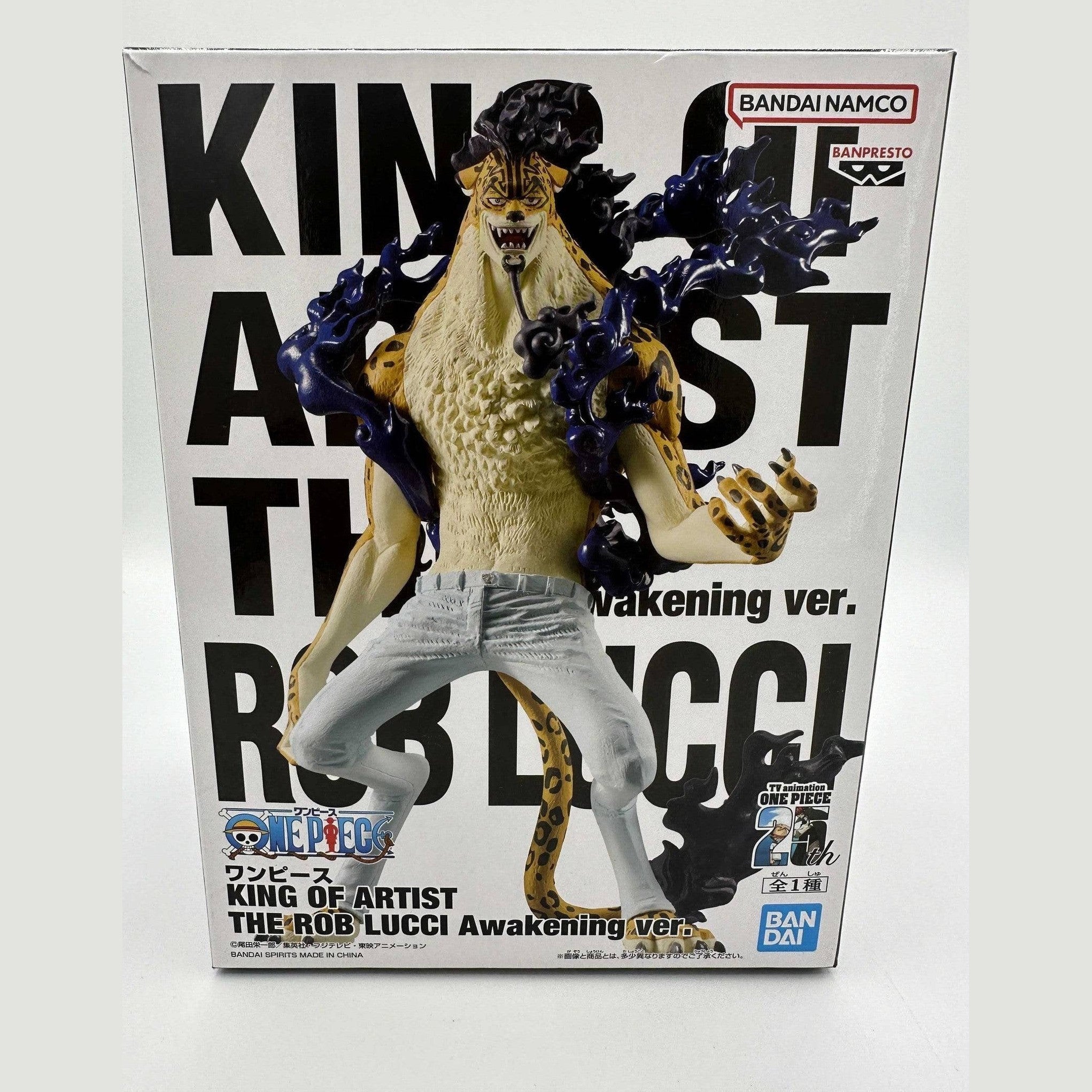 ONE PIECE FIGURA KING OF ARTIST ROB LUCCI COMO NUEVA