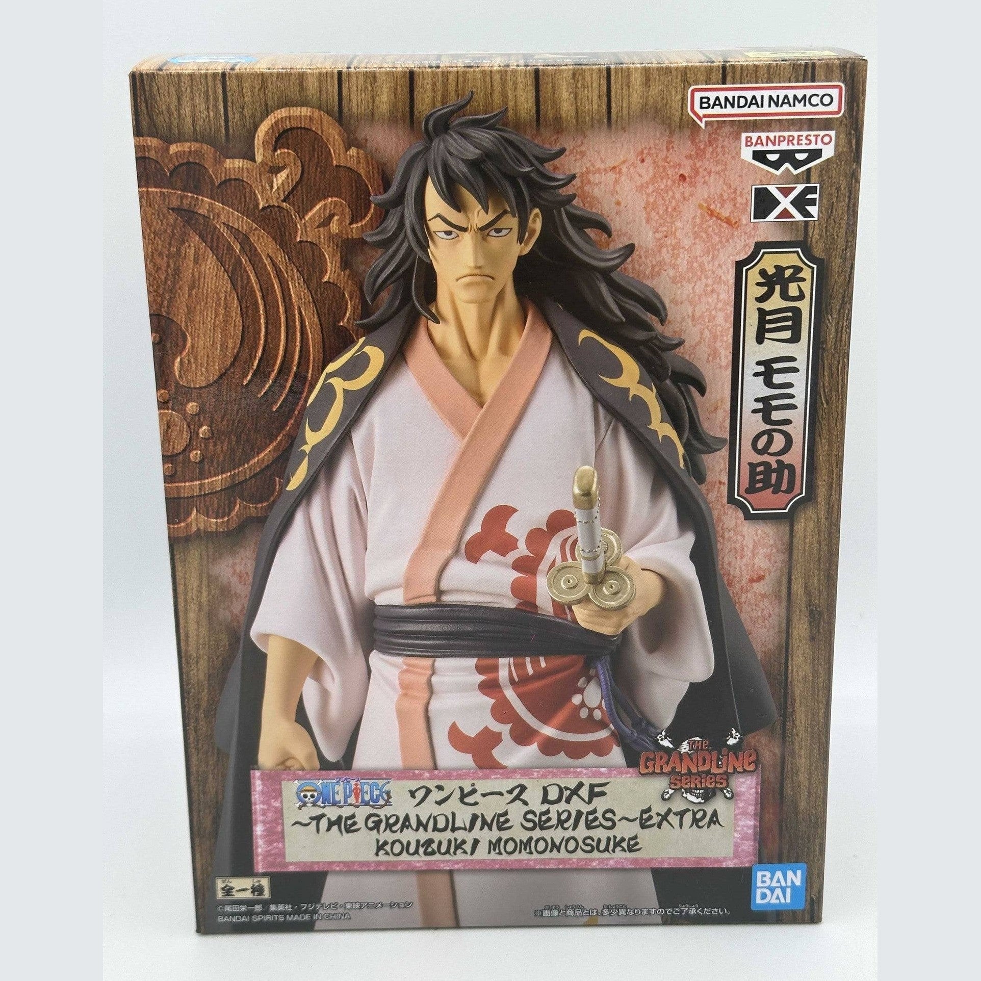 ONE PIECE FIGURA KOZUKI MOMONOSUKE ONE PIECE DXF THE GRANDLINE SERIES EXTRA COMO NUEVA