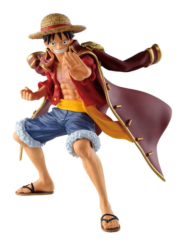 ONE PIECE FIGURA LEGENDS OVER TIME PREMIO A MONKEY D. LUFFY ROGER MANTLE VER. FIGURE ICHIBAN KUJI PRECINTADA STOCK JAPÓN 5-6 sem.