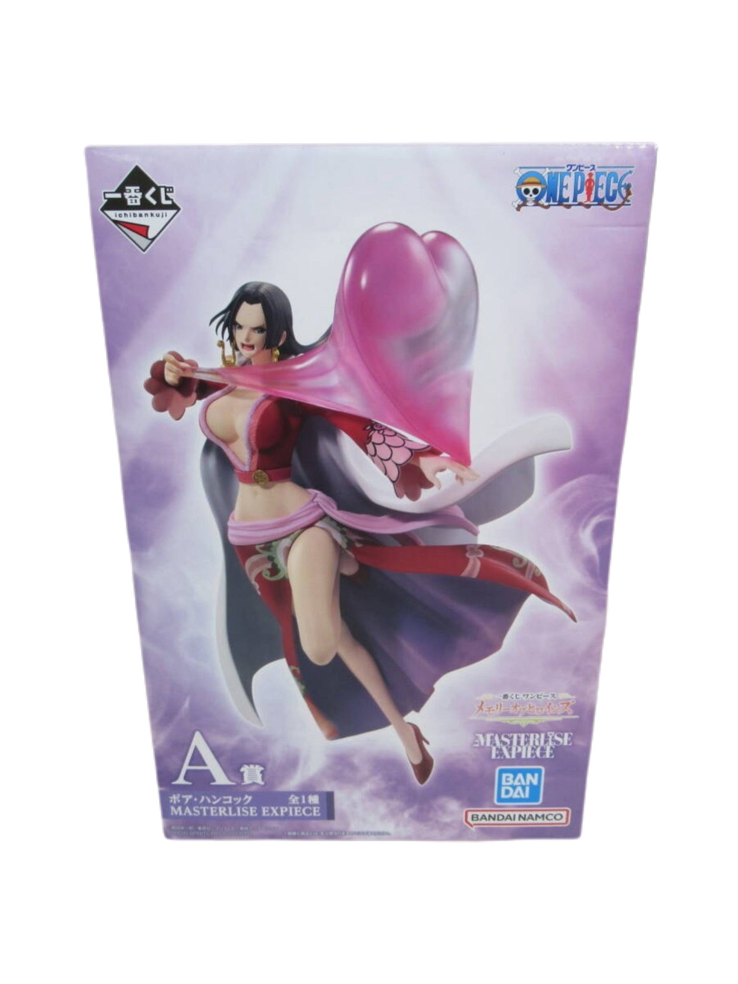 ONE PIECE FIGURA MEMORY OF HEROINES ICHIBAN KUJI PREMIO A BOA HANCOCK MASTERLISE EXPIECE PRECINTADA PREVENTA 3-4 sem.