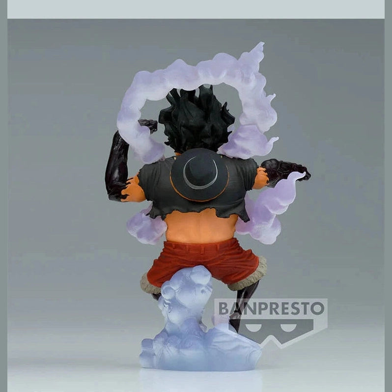 ONE PIECE FIGURA MONKEY D. LUFFY GEAR 4TH SNAKEMAN KING OF ARTIST COMO NUEVA