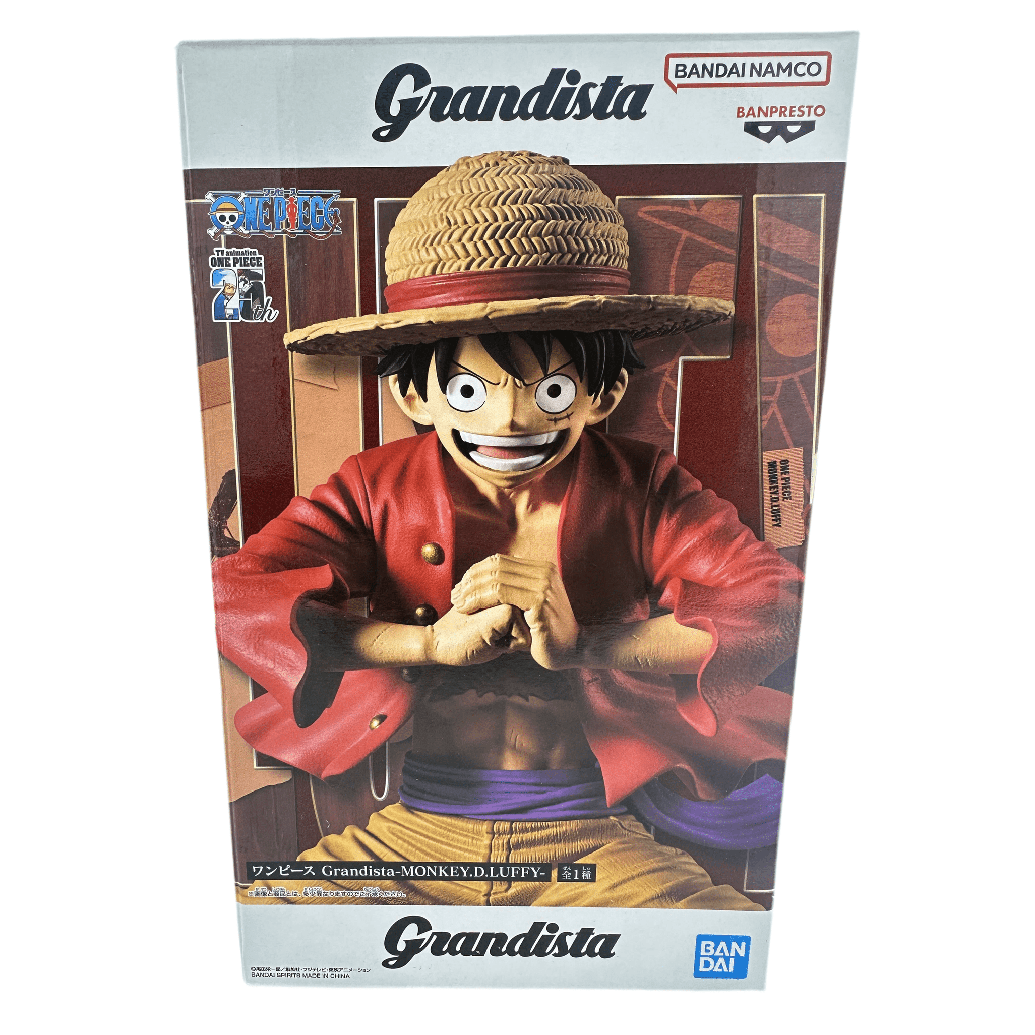 ONE PIECE FIGURA MONKEY D. LUFFY GRANDISTA BANPRESTO COMO NUEVA