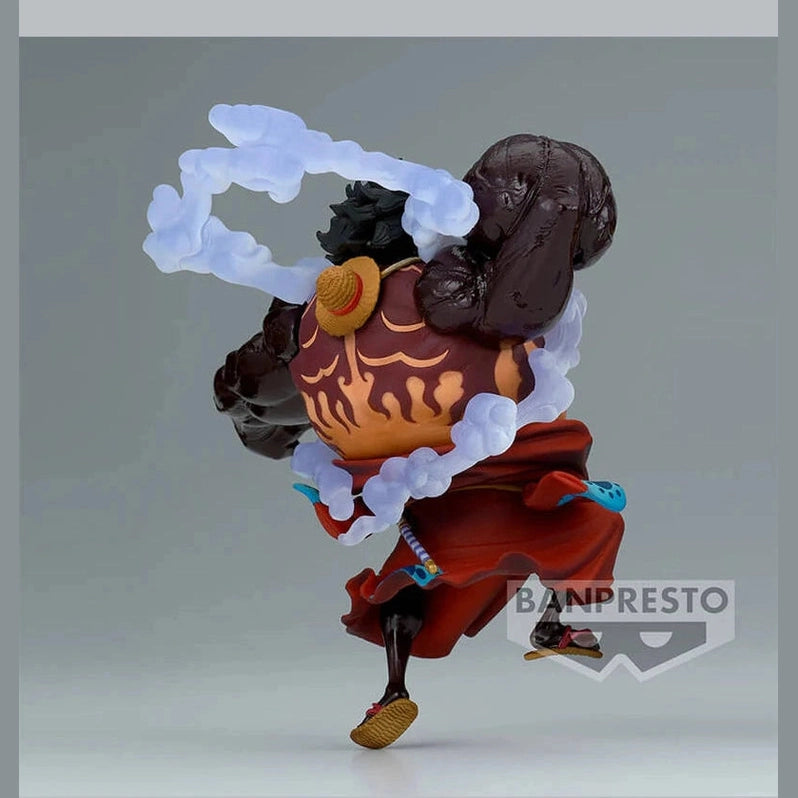 ONE PIECE FIGURA MONKEY D. LUFFY KING OF ARTIST GEAR 4 COMO NUEVA