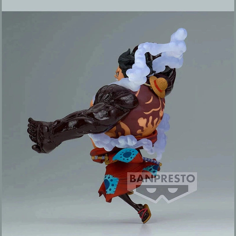 ONE PIECE FIGURA MONKEY D. LUFFY KING OF ARTIST GEAR 4 COMO NUEVA