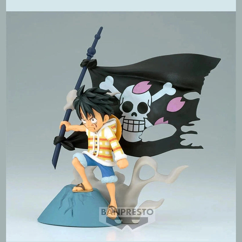 ONE PIECE FIGURA MONKEY D. LUFFY PEQUEÑO LOG STORIES BANPRESTO PRECINTADA PREVENTA 3-4 sem.
