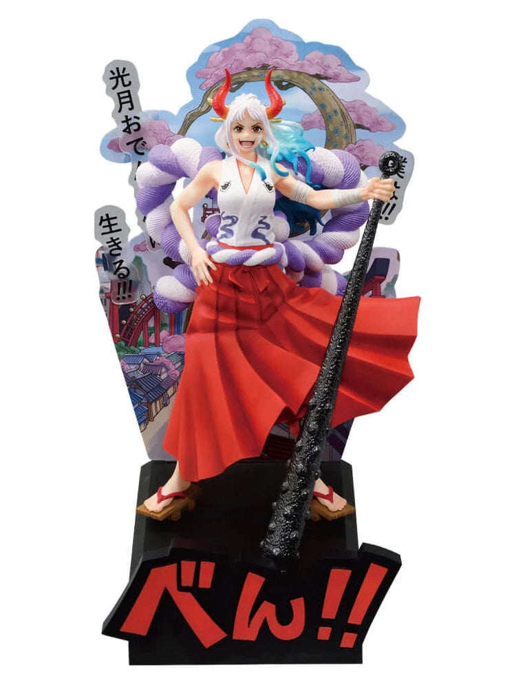 ONE PIECE FIGURA NEW DAWN PREMIO B YAMATO REVIBLE MOMENT ICHIBAN KUJI PRECINTADA PREVENTA 3-4 SEM.