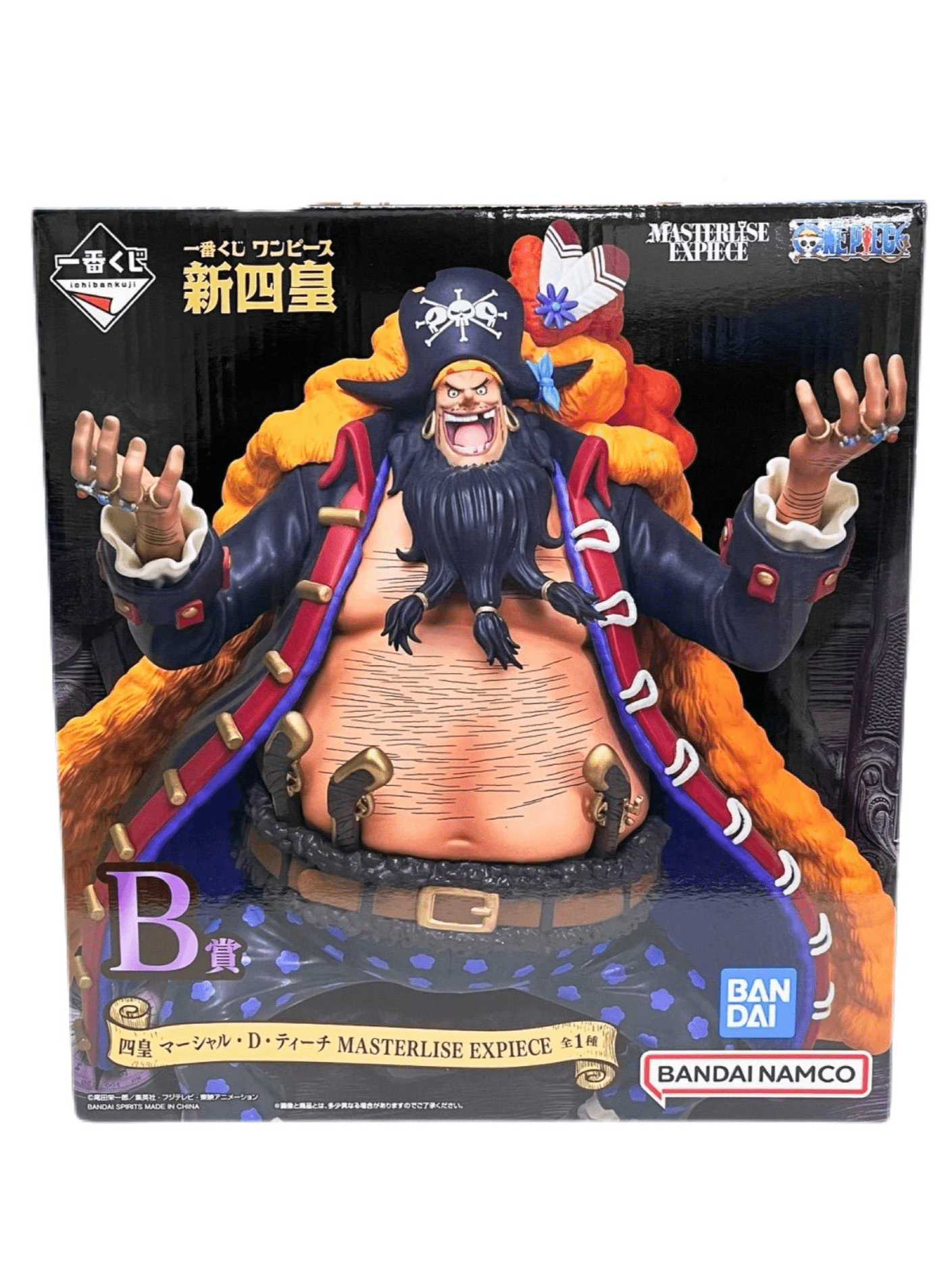 ONE PIECE FIGURA NEW FOUR EMPERORS PREMIO B MARSHALL D. TEACH CHIBAN KUJI PRECINTADA PREVENTA 3-4 SEM. Ichiban Kuji Otaku Village