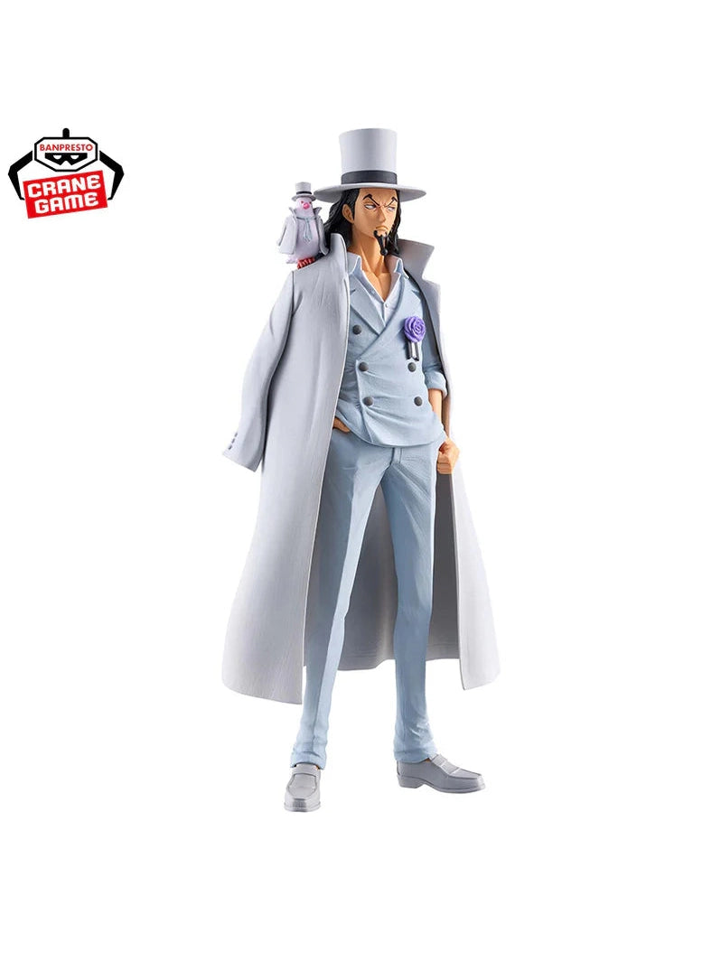 ONE PIECE FIGURA ROB LUCCI DXF THE GRANDLINE MEN BANPRESTO COMO NUEVA
