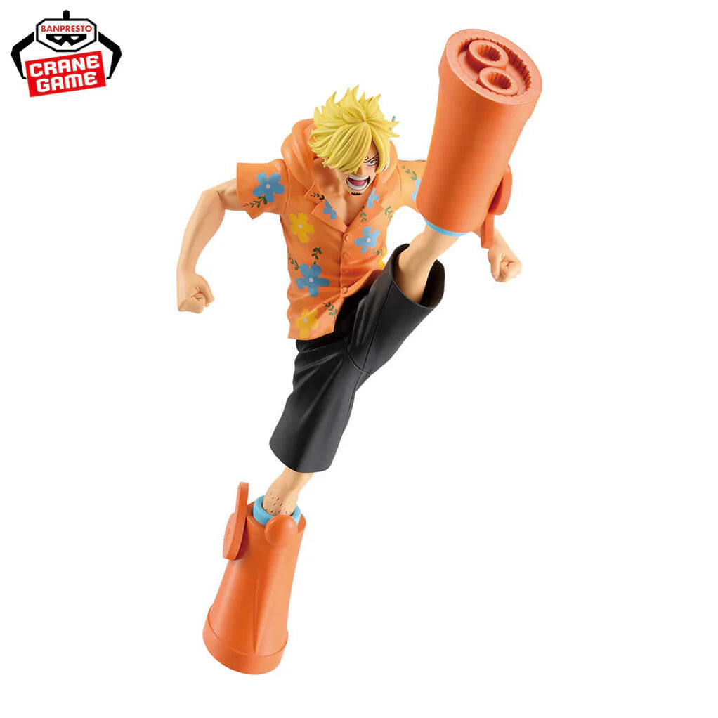ONE PIECE FIGURA SANJI BATTLE RECORD COLECCTION COMO NUEVA PREVENTA 3-4 sem.