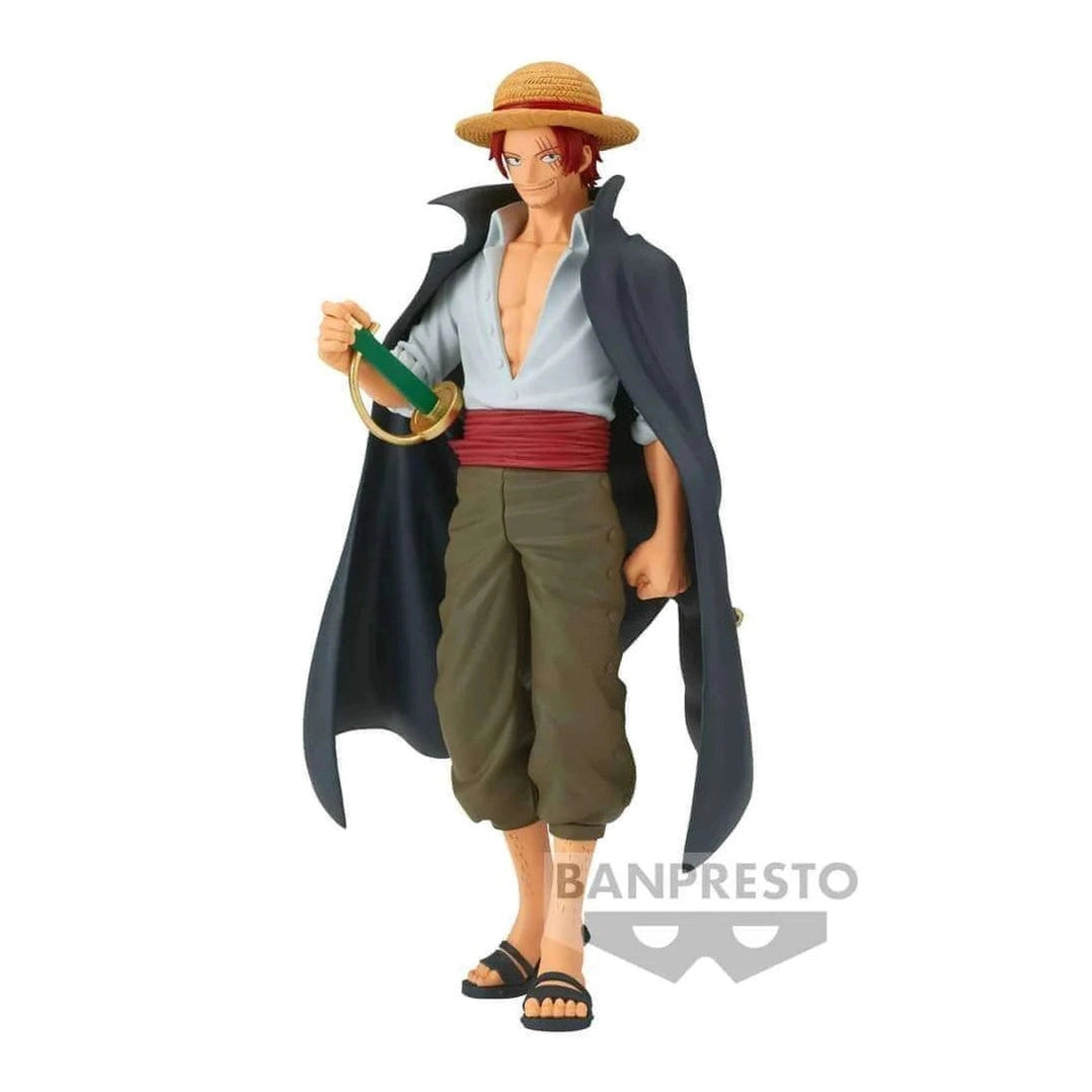 ONE PIECE FIGURA SHANKS THE GRANDLINE SERIES DXF BANPRESTO COMO NUEVA