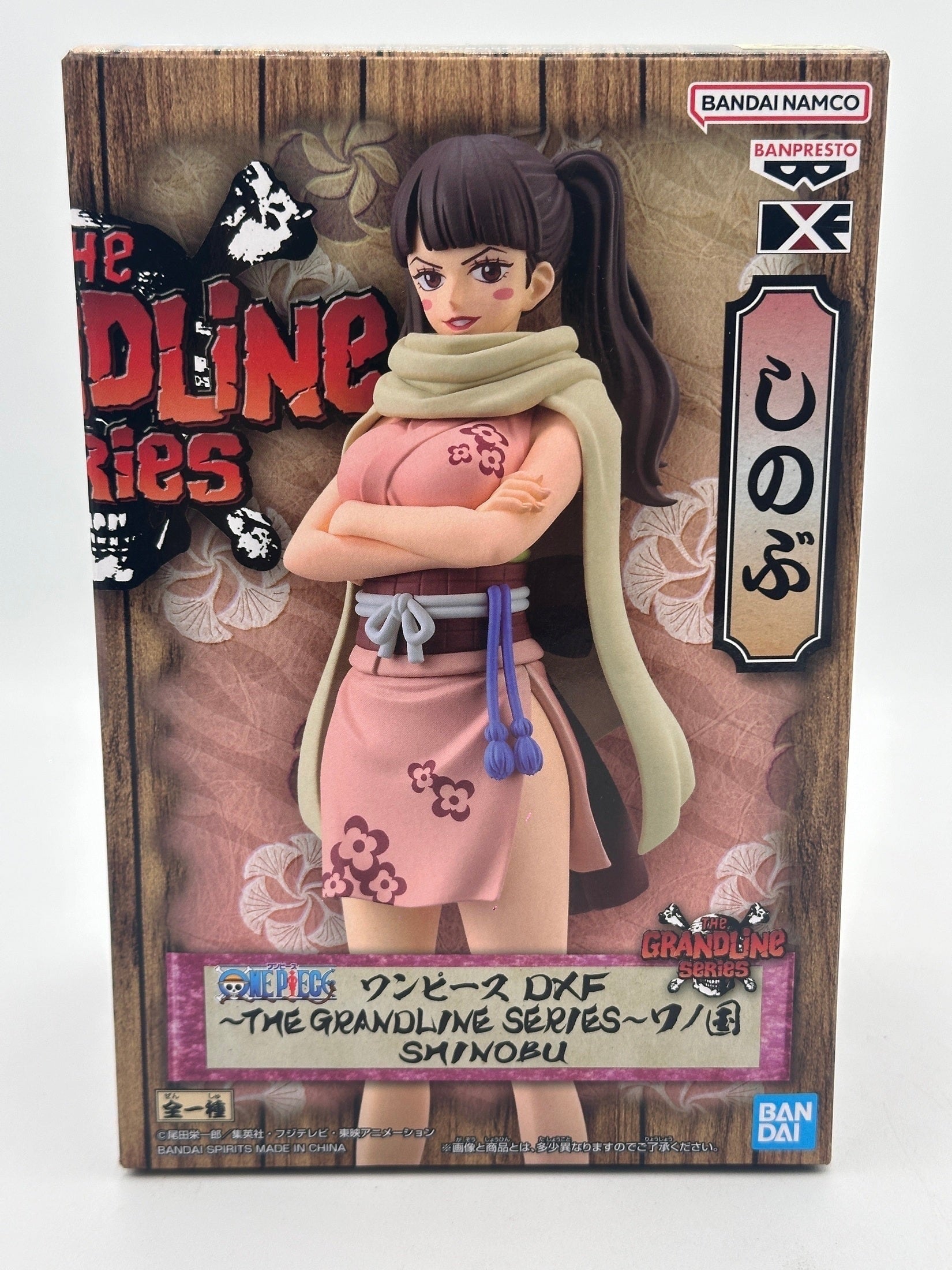 ONE PIECE FIGURA SHINOBU THE GRANDLINE SERIES WANOKUNI DXF BANPRESTO COMO NUEVA