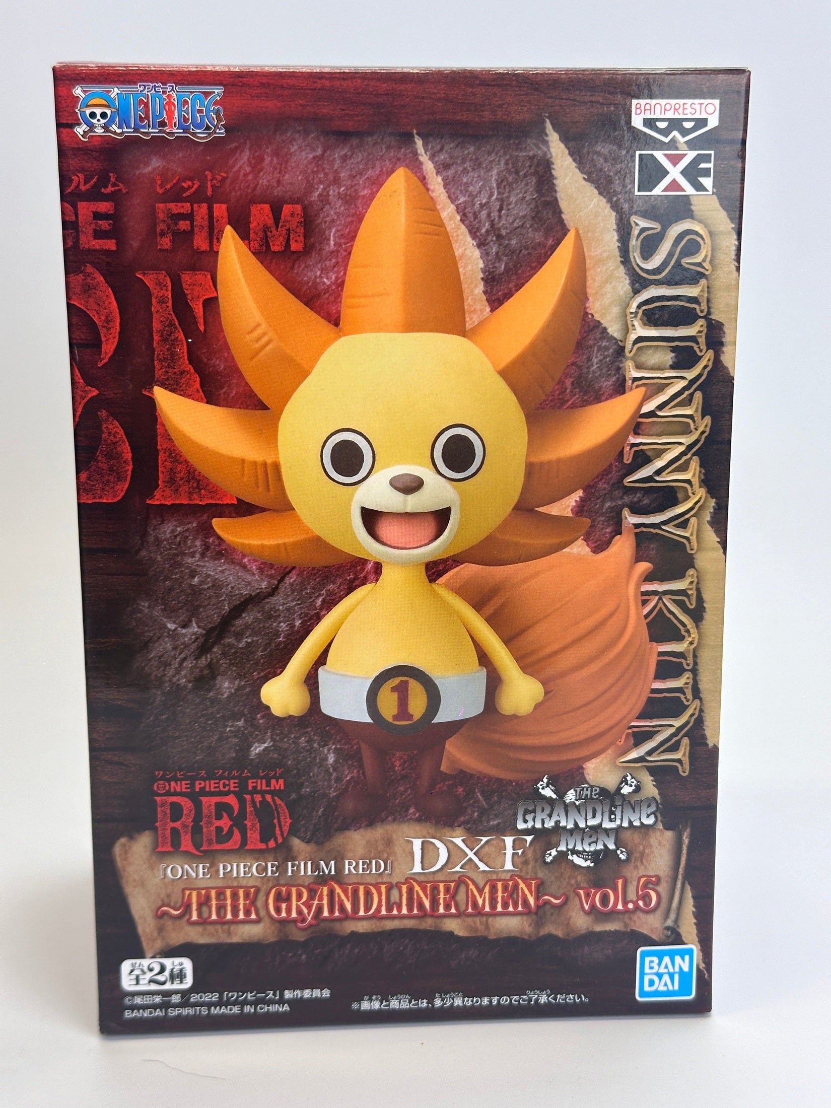 ONE PIECE FIGURA SUNNY ONE PIECE FILM RED DXFTHE GRANDLINE MEN VOL.5 MUY BUEN ESTADO