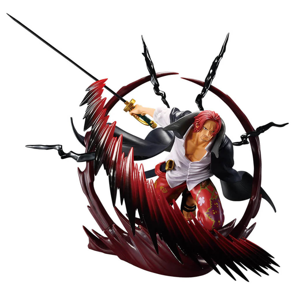ONE PIECE FIGURA TAKUMI NO KEIFU HAKYOKU PREMIO B SHANKS ICHIBAN KUJI PRECINTADA PREVENTA 3-4 sem.