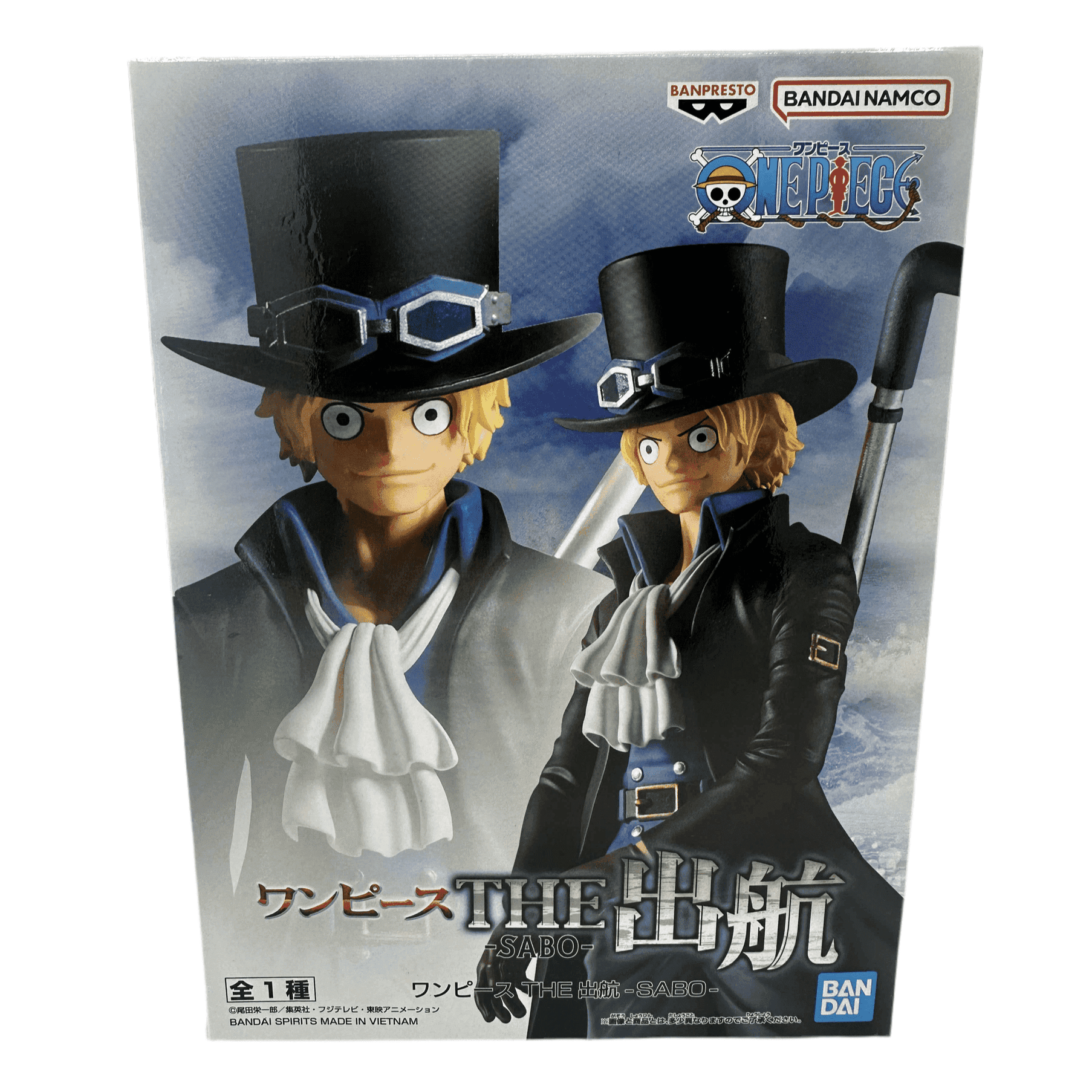 ONE PIECE FIGURA THE SHUKKO SABO COMO NUEVA
