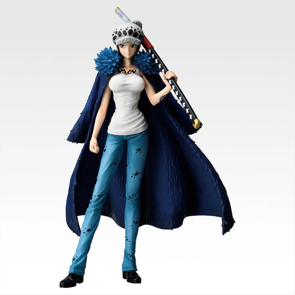 ONE PIECE FIGURA THE UNBREAKABLE LAW TRAFALGAR LAW CHANGE VER. PREMIO E PRECINTADA STOCK JAPÓN 5-6 sem.