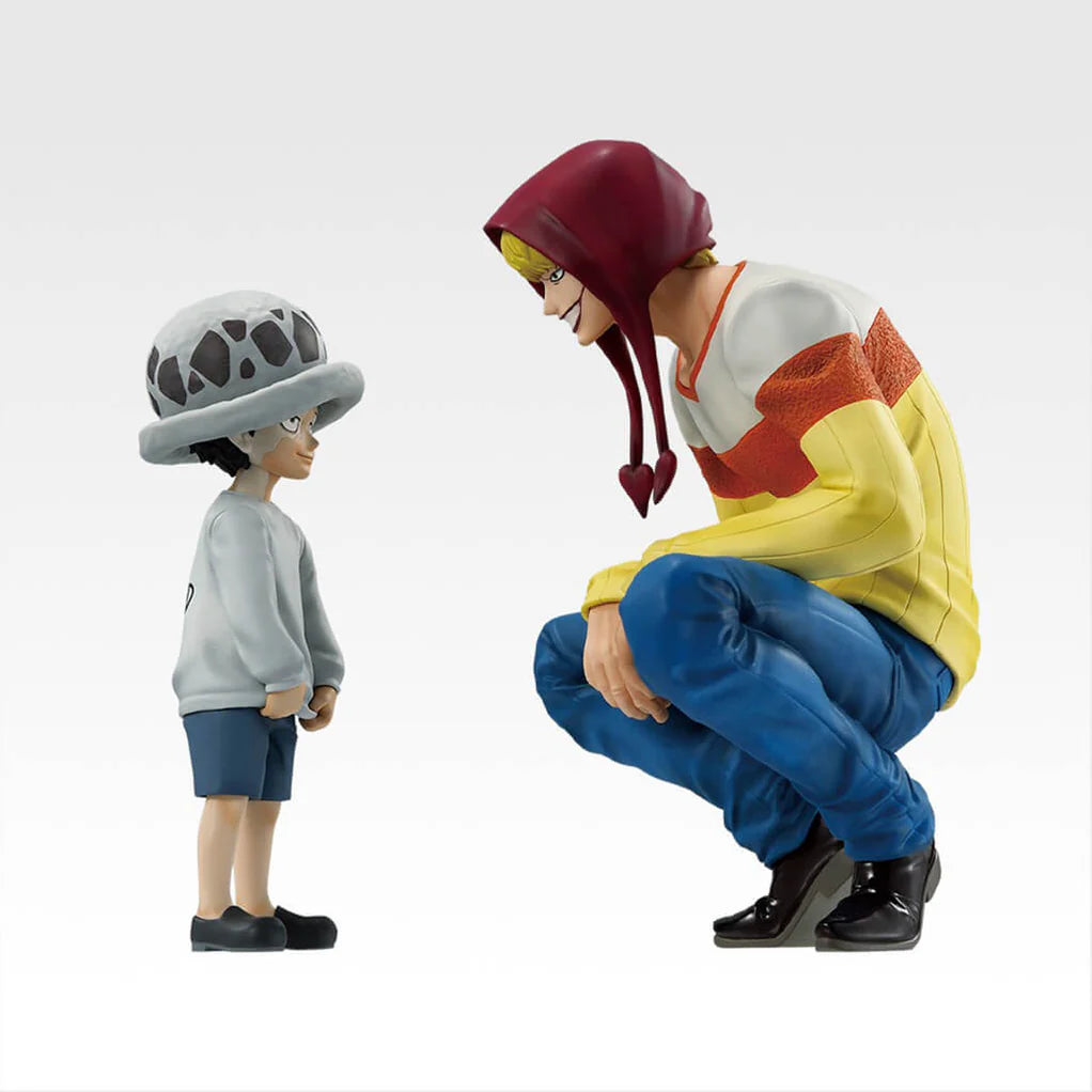 ONE PIECE FIGURA THE UNBREAKABLE LAW TRAFALGAR LAW & CORAZON LAST ONE PREMIO PRECINTADA STOCK JAPÓN 5-6 sem.