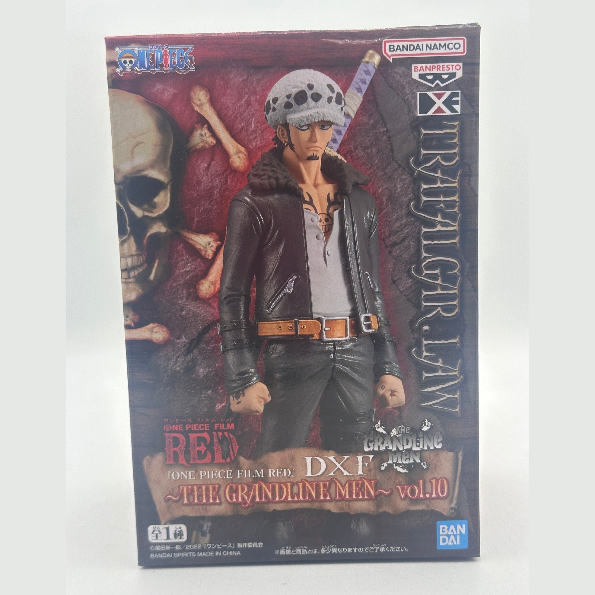 ONE PIECE FIGURA TRAFALGAR LAW DXF THE GRAND LINE VOL. 10 COMO NUEVA