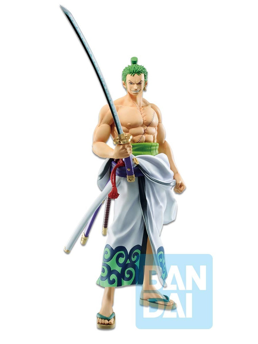 ONE PIECE FIGURA WANO COUNTRY EDITION ~ACT 2~ PREMIO C RORONOA ZORO ICHIBAN KUJI PRECINTADA STOCK JAPÓN 5-6 sem.