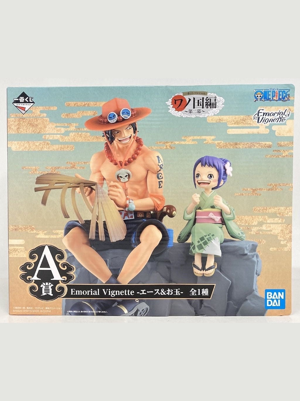 ONE PIECE FIGURA WANO COUNTRY EDITION ~ACT 2~ PREMIO A EMORIAL VIGNETTE ACE & OTAMA ICHIBAN KUJI PRECINTADA PREVENTA 3-4 SEM. Ichiban Kuji Otaku Village