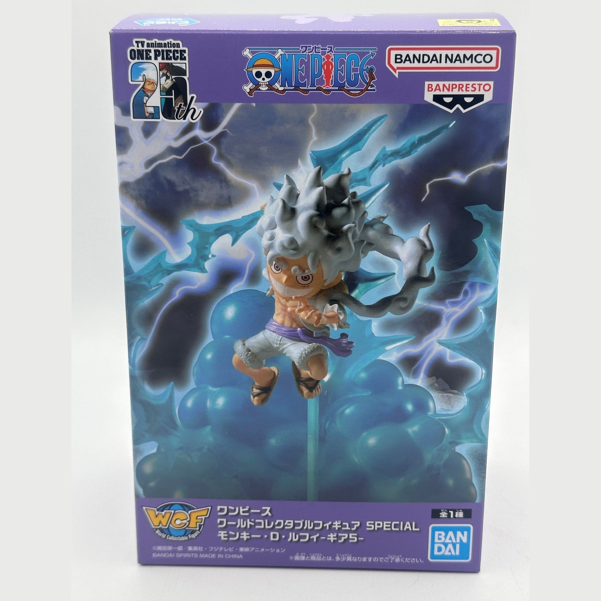 ONE PIECE FIGURA WORLD COLLECTABLE FIGURE LOG STORIES LUFFY GEAR 5 COMO NUEVA PREVENTA 3-4 sem.