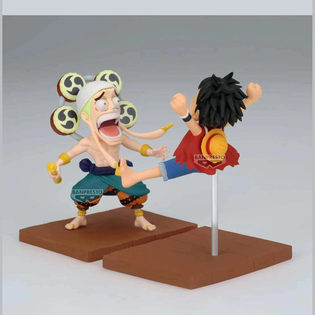 ONE PIECE FIGURA WORLD COLLECTABLE FIGURE LOG STORIES LUFFY VS ENEL PRECINTADA PREVENTA 3-4 sem.