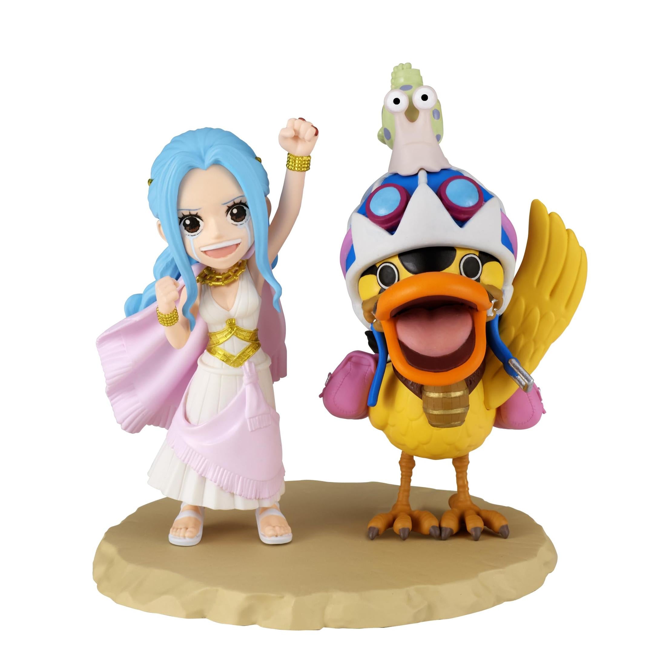 ONE PIECE FIGURA WORLD COLLECTABLE LOG STORIES NEFELTARI VIVI & KAROO PRECINTADA PREVENTA 3-4 sem.