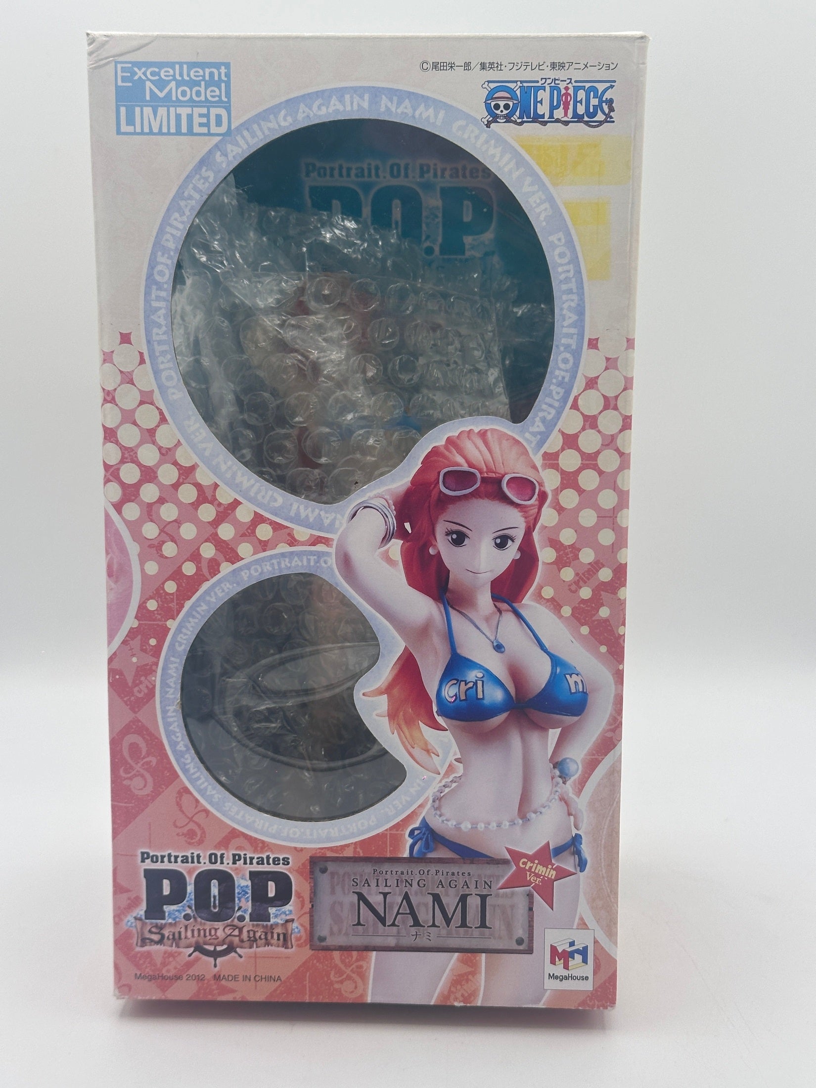 ONE PIECE POP NAMI CRIMIN VER. 1/8 MEGAHOUSE MUY BUEN ESTADO