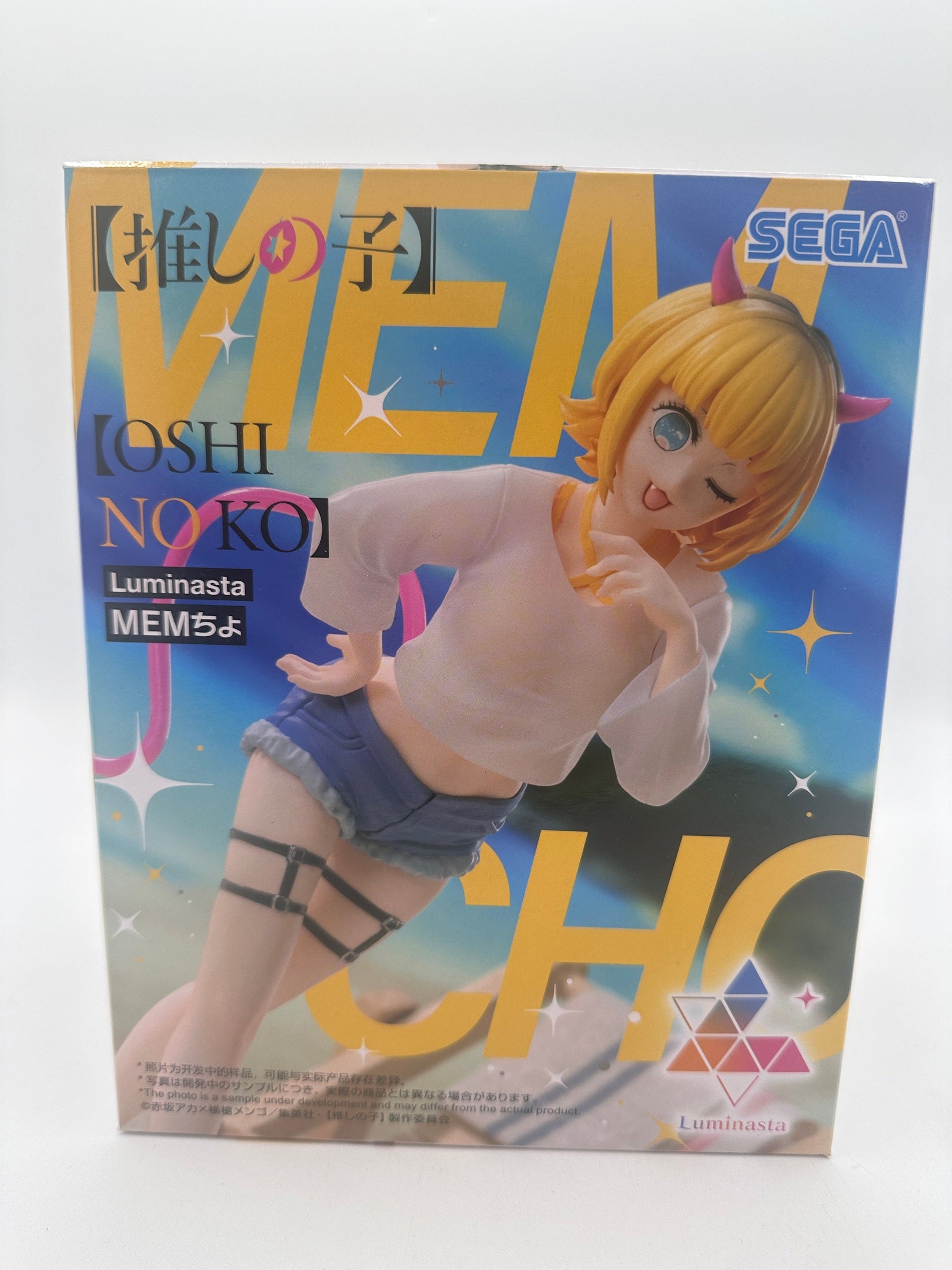 OSHI NO KO FIGURA MEMCHO LUMINASTA SEGA MUY BUEN ESTADO