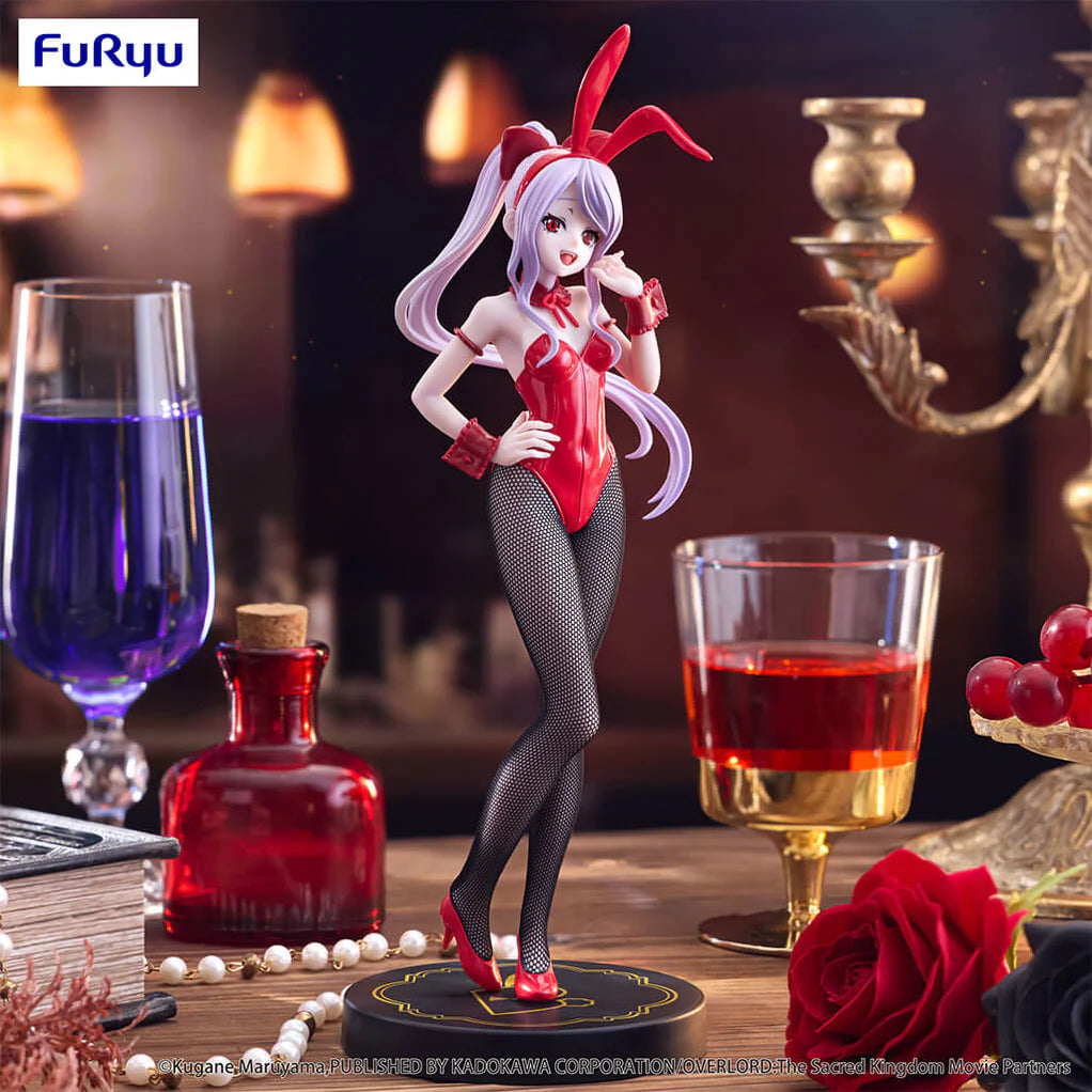 OVERLORD FIGURA SHALLTEAR BLOODFALLEN VERSIÓN COLOR NEGRO CONEJITOS LINDOS PRECINTADA STOCK JAPÓN 5-6 sem.