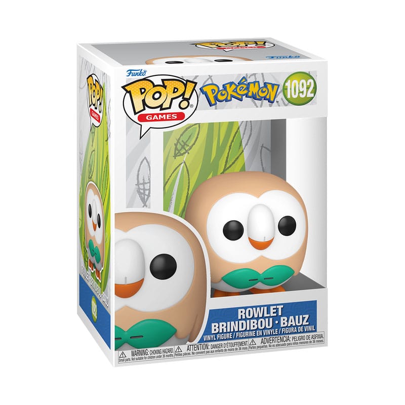 POKÉMON POP! GAMES VINYL FIGURA ROWLET